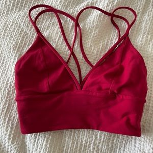 LULULEMON SPORTS BRA in red/hotpink